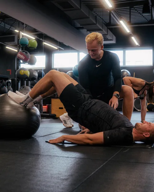 Filip Hemza při tréninku - sekce O mně